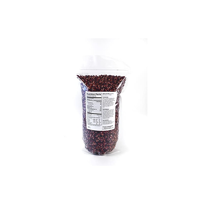 Meyer's Homegrown Premium Red Popcorn, 2lb Bag, no GMO/Peanuts/Tree Nuts/Gluten,