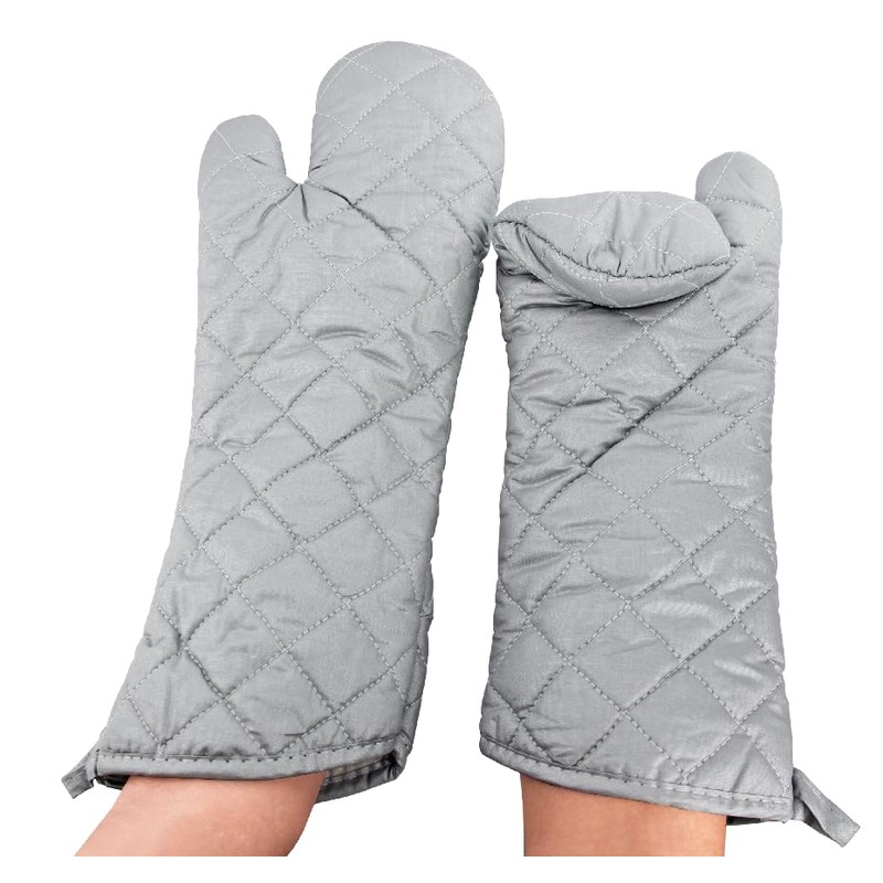 Extra Long 17 Inch Heat Resistant Oven Gloves New Cotton