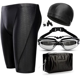 PUBAMALL 5 en 1 Shorts y Bermudas de Natación para Hombre, para Playa Natación Piscina (5XL)