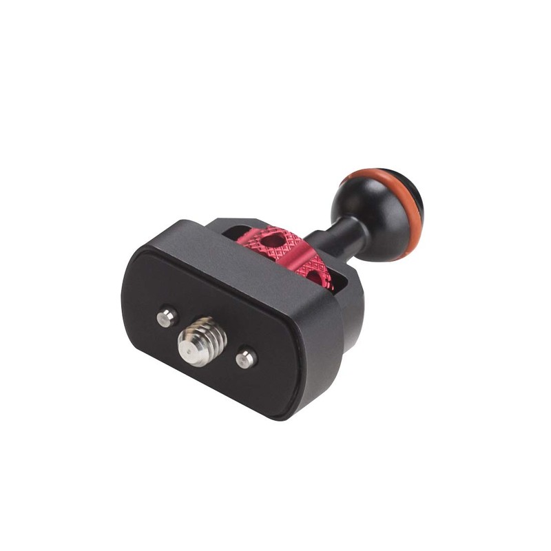 Nitze 15mm Ballhead with 1/4"-20 Screw with Locating Pins -