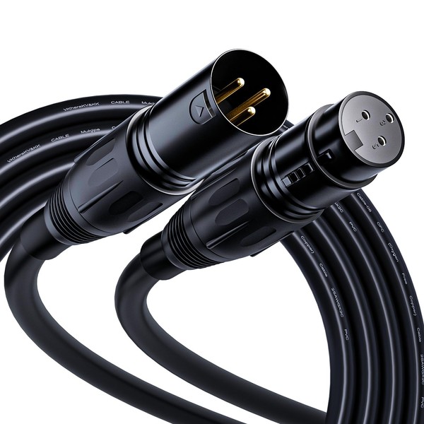 Mukjipa XLR Cable, Microphone Cable, Male to Female XLR Balanced
