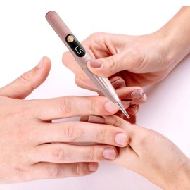 Electric Nail File - Manicure Drill Nail Electric File - Digital Display Portable Manicure Kit, Pedicure Tools Polishing Grinder for Fingernail Toenail