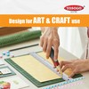 8 Inch Aluminum Non Slip Rulers for Drawing, Set of