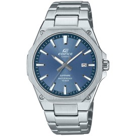 Casio Edifice Wristwatch, Sapphire Glass, blue, Bracelet Type