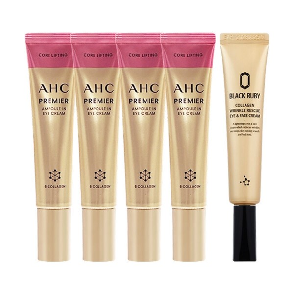 AHC Eye Cream Season 12 40ml x4 + Black Ruby