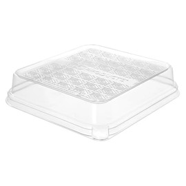 Eco-Products Compostable 7" Taco Holder Lids, Case of 300, Renewable PLA Material Made from Plants, Cold Foods, Clear For Visibility, ASTM Compliant, BPI-Certified