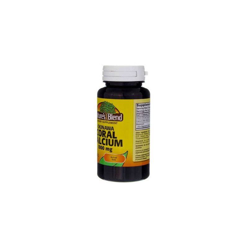 Natures Blend Okinawa Coral Calcium 1,000 mg 60 Caps by