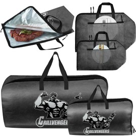 18in+21in Blanket for Resting Meat, BBQ Brisket Blanket Meat Resting Blanket for Smoking, Grilling Meat Insulated Resting Bag with Wide Mouth for Large Brisket/Turkey