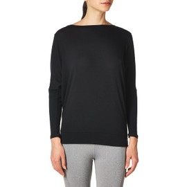 C9 Champion Women's Long Sleeve Open Back Top, Ebony, XS
