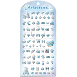 Crux CRUX Urutsuru Petit Stickers Blue Puffy 3D Nail Parts Smartphone Decor Oshikatsu 133356