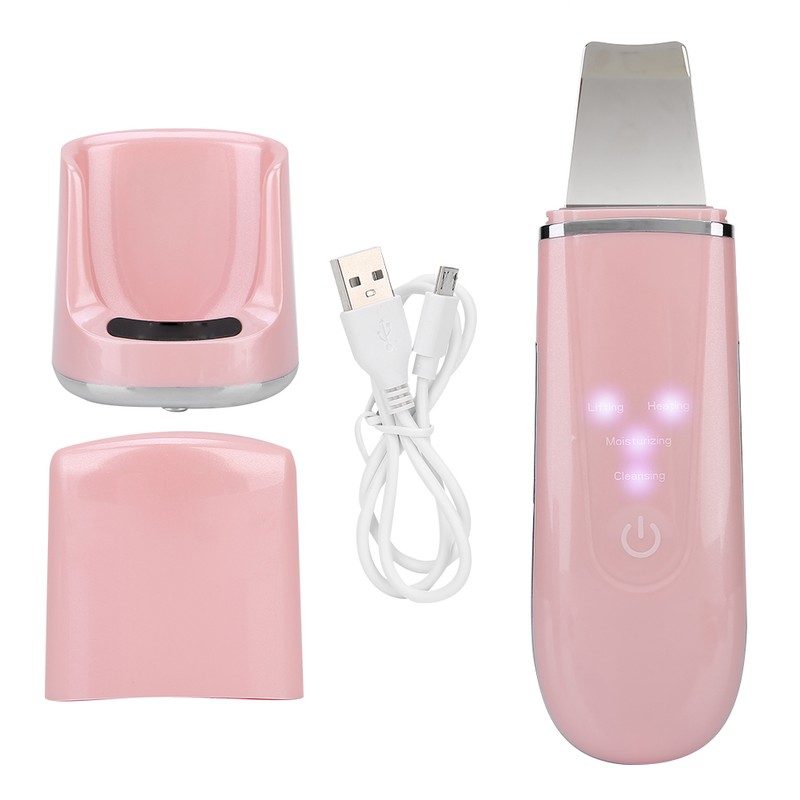 Ultrasonic Skin Scrubber Blackhead Pimple Removal Face Pore Vibration Cleanser