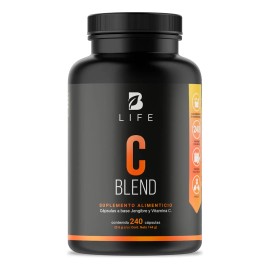 Vitamina C Más Jengibre - 240 Cápsulas. B Life