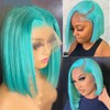 13x6 HD Bob Lace Front Wig Human Hair for Black