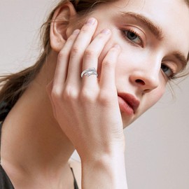 Hug Ring for Women 925 Sterling Silver Hope Ring Adjustable Come to My Arm Inspirational Encourage Rings Hand Open Thumb Ring''Give Me a Hug'' Embrace Ring Jewelry Gift for Her Mom Daughter Friends