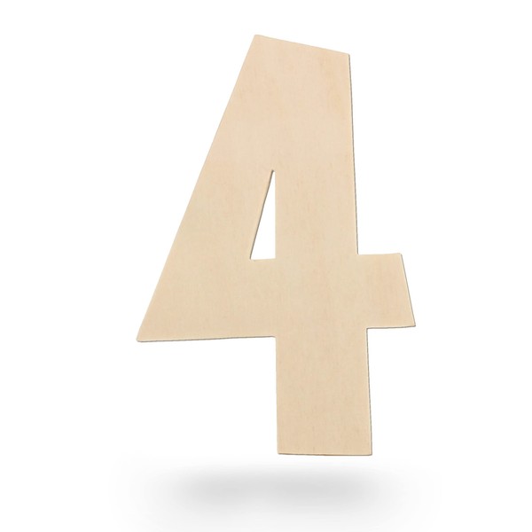 Kleenes Traumhandel Wooden Numbers - Wooden Numbers for Birthday, Wedding,