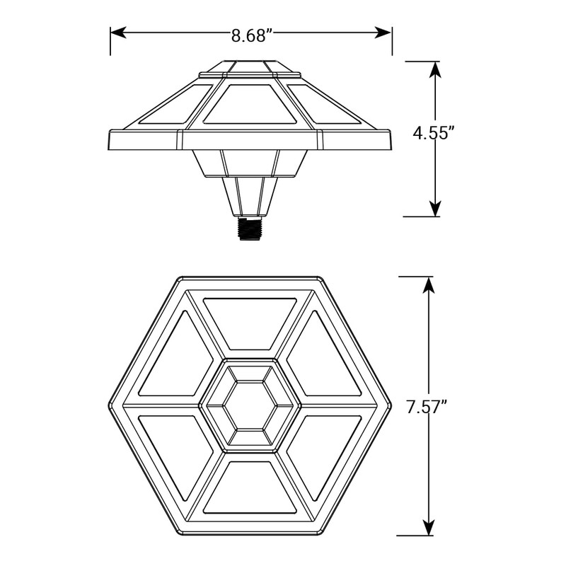 Lumen Logic Solar Path Light (Black) for Outdoor Lighting on