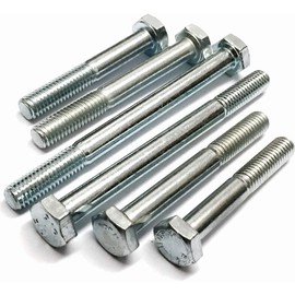High Tensile Hex Head Bolt - Zinc Plated M16 16mm Diameter thread x 150mm long (Pack of 2)
