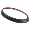 Unbranded Matte Black ABS Front Emblem Trim Ring For Subaru