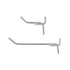 QWORK® 60 x Perforated Wall Hooks, Pegboard Hooks, Tool Wall
