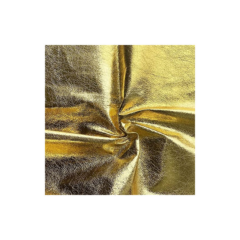 XHT 1 Yard 91x137cm Metallic Solid Leatherette Faux Leather Crafting