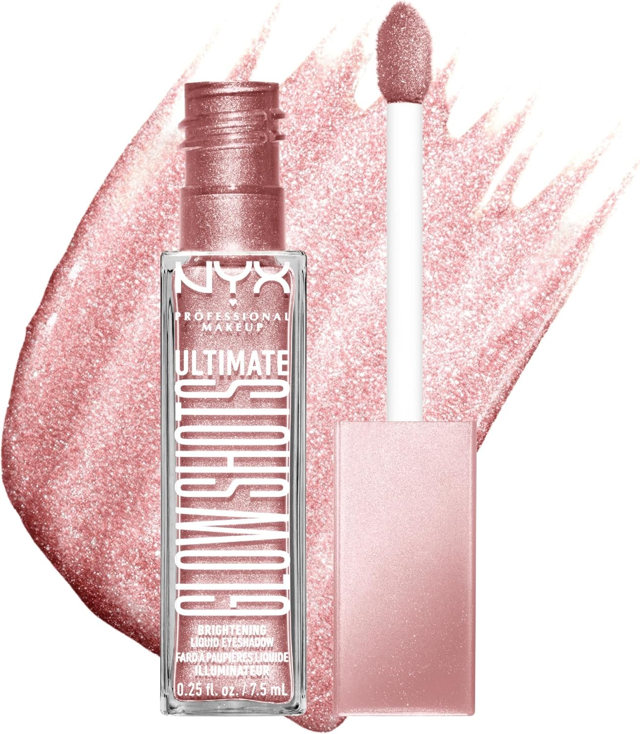 NYX Professional Makeup, Glow Shots, Sombra de ojos liquida, Grapefruit Glow