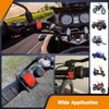 2 Pieces Motorcycle Light Switch Handlebar Toggle Switch with On