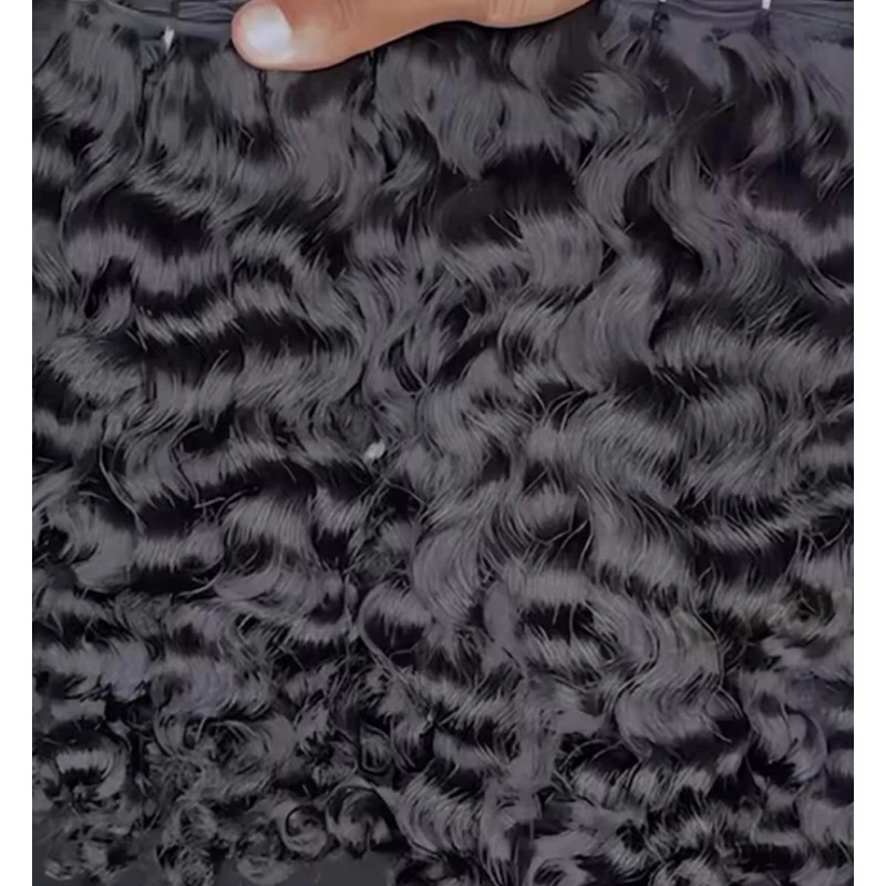 Raw Vietnamese Cambodian Wavy Natural Wave Curls 100% Unprocessed Human