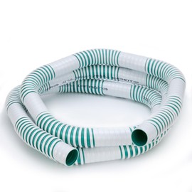 RecPro RV Fresh Water Fill Hose 1 1/4" | Freshwater Line | Fresh Water Hose | Ribbed with Flat Smooth Sections | Concession Water Tank Parts (10 Feet, No Hose Clamps)