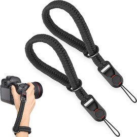 T Tersely [2Pack] Camera Wrist Strap with Safer Connector,Quick Adjustable Release Camera Hand Wrist Grip Strap for Sony,Nikon,Canon,Multifunctional Strap for DSLR SLR&Many Camera Models