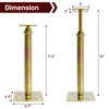 FOROIRON 4 Pack House Jacks for Leveling Foundation Jacks for