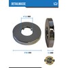 FEINER® Siphon Rosette Push Rosette Inner Diameter 32 mm x