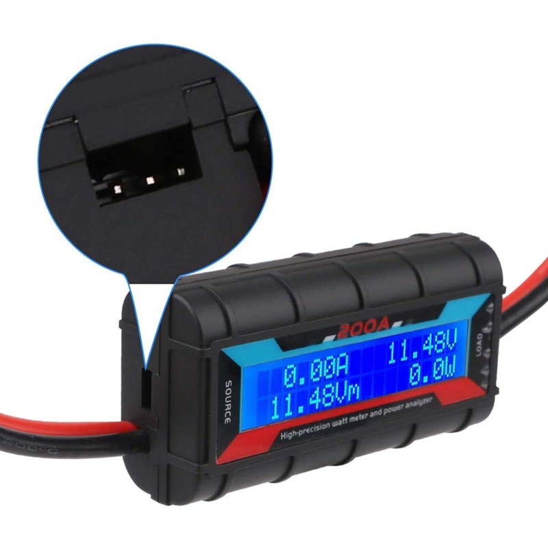 ARCELI 200A High Precision Wattmeter Detector Power Analyzer for RC