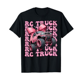 Coquette Bow Rc Truck RC Racing Girl Mom Mama Mother's Day T-Shirt