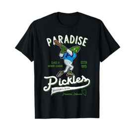 Paradise Pickles Retro Minor League Baseball Team T-Shirt