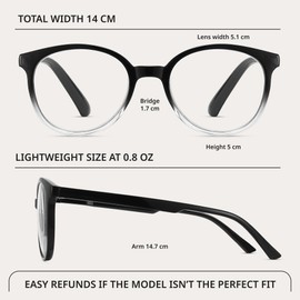 GIBLOGO Reading Glasses for Women/Men Eye Glasses Blue Light Reading Glasses Cheaters Eyeglasses