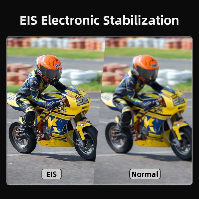 HFK HM603 Motorcycle Camera Front Rear, 2K Camera for Motorcycle