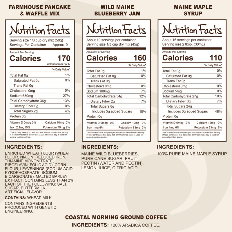 Stonewall Kitchen, Down East Morning 5-Piece Gift Set