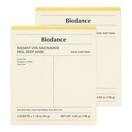 BIODANCE - Radiant Vita Niacinamide Real Deep Mask 34g x 4 Mask/Box