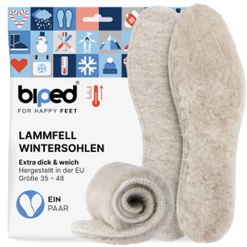 biped z1022 Premium Lambskin Soles with Underside made of Real Wool Felt and Stitched Edge - beige, size: 38 EU