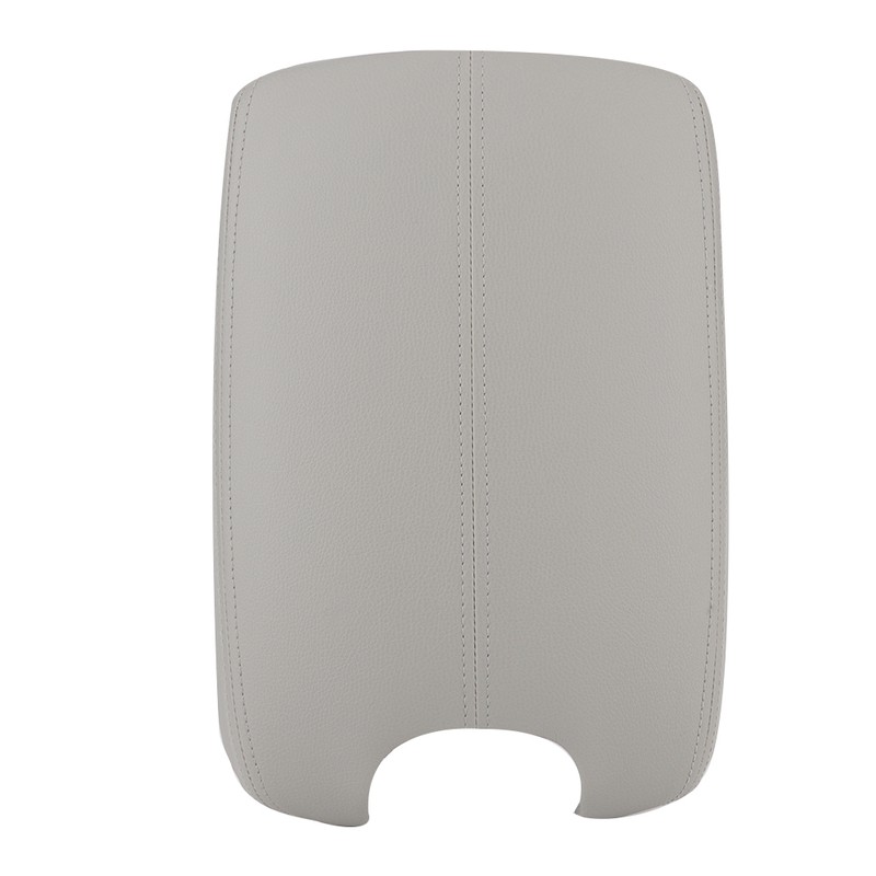 Car PU Leather Plastic Console Lid Armrest Cover Fit for