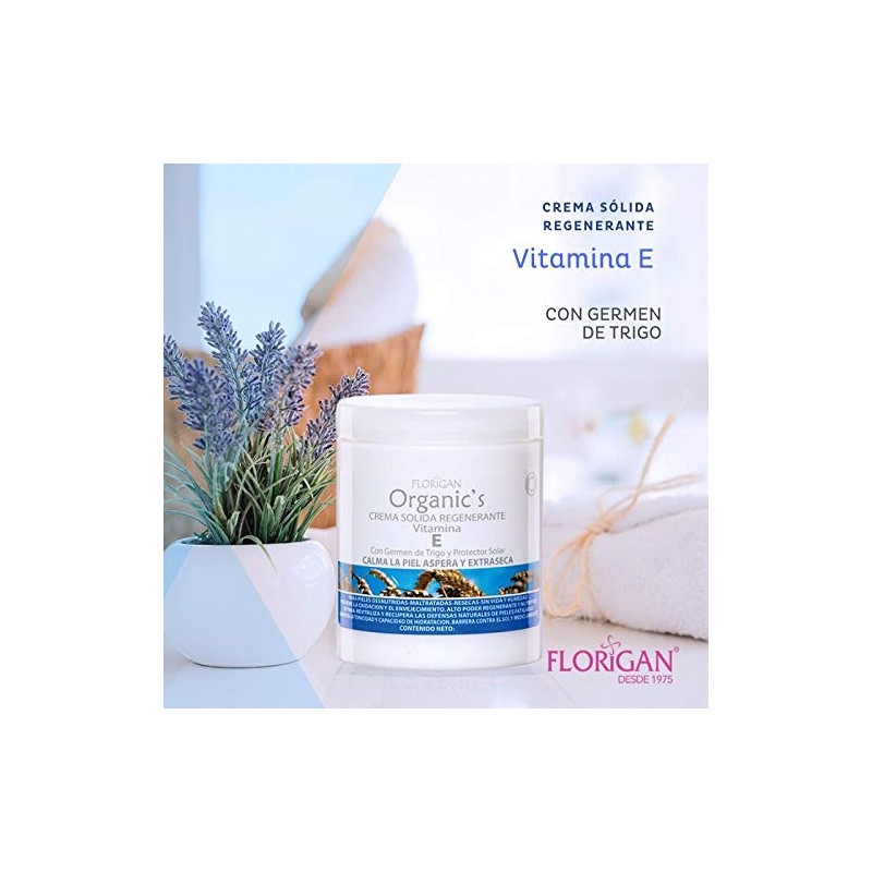Crema Sólida Regenerante Vitamina E con Germen de Trigo 600grs.