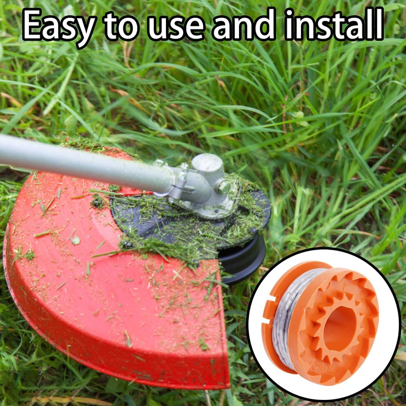 Tyrzol 4 Pack Strimmer Spool Compatible with Mac Allister MGTP18Li