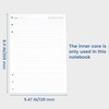 Yoment Discbound Lined Refills for 6.1 x 8.3 Hardcover Notebook,