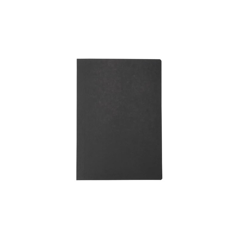 Muji NAA42A8S Premium Paper Flat Notebook Black A5 Horizontal Ruled