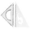 Utoolmart Triangle Ruler Set, 20cm / 7.9-inch Plexiglass Right Angle