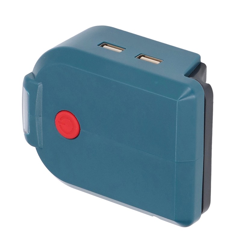 Battery Power Adapter Power Tool 2 USB LED Mobile Lights