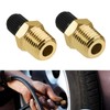 2 Pack Valve Adapter, Brass Air Inflator Connector, Ideal for