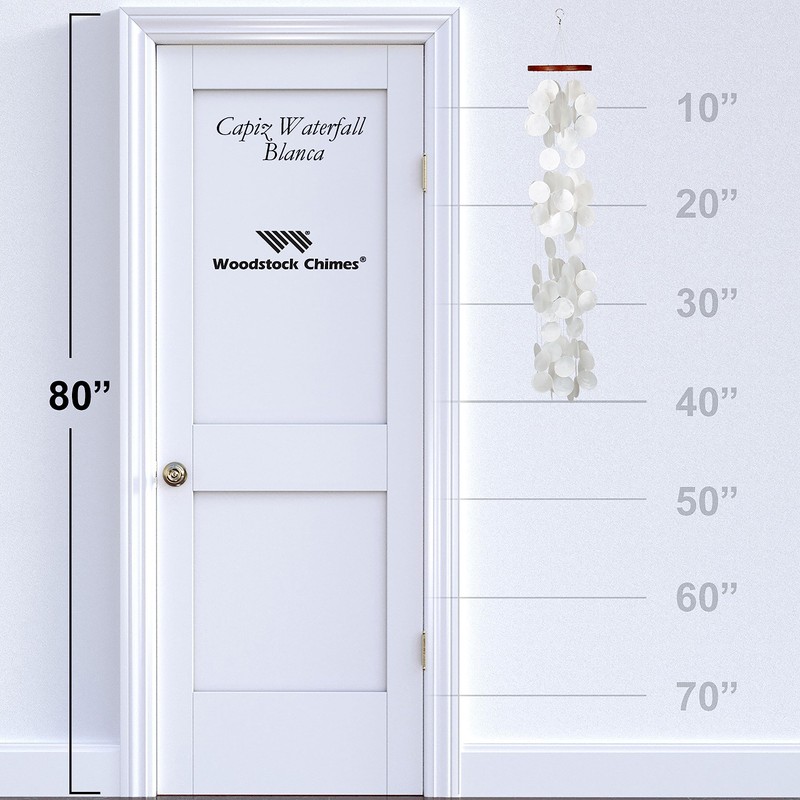 Woodstock Wind Chimes for Outside, Outdoor Decor, Garden, Porch, and