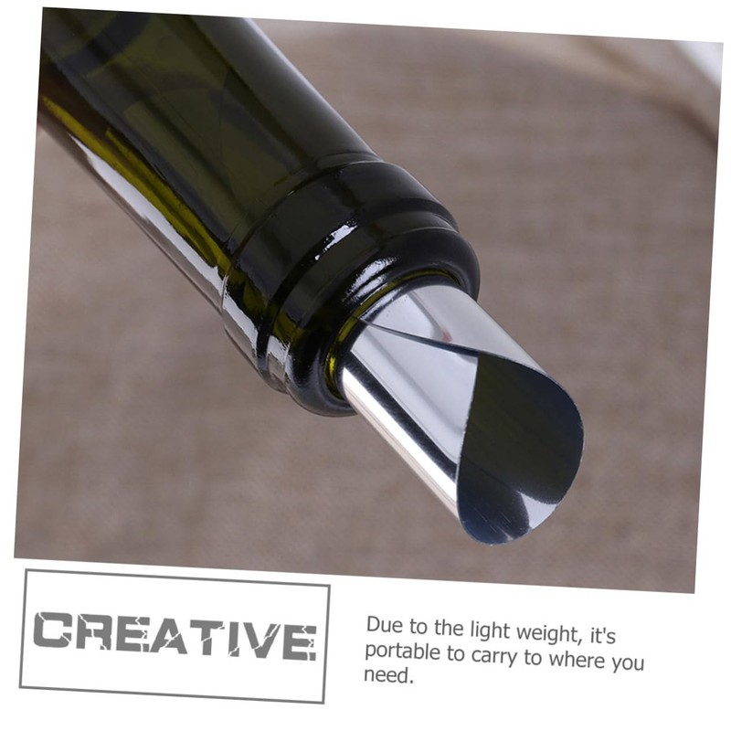 Ciieeo 30pcs Silver Disc Wine Pourer Discs Drip Stop Pour