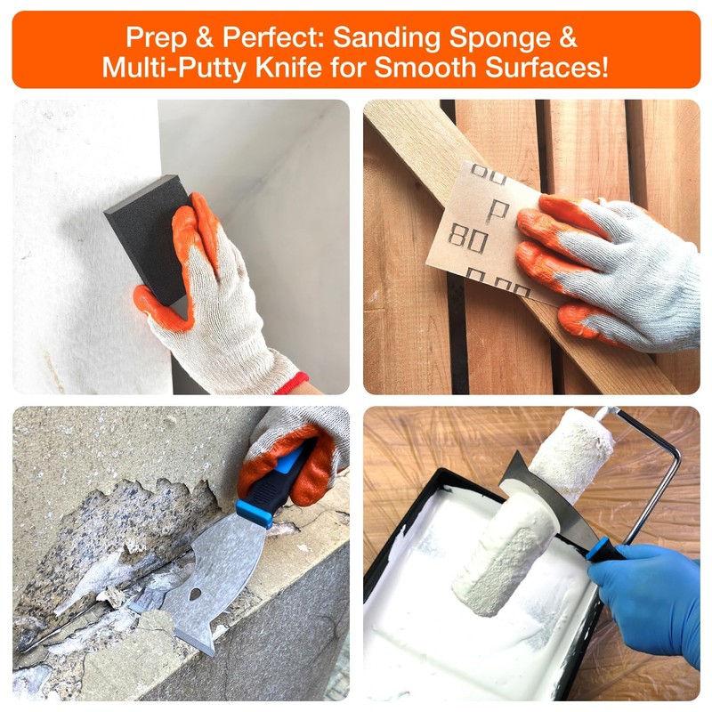 King Origin 31 Piece Paint Roller Kit, 9" & 4"
